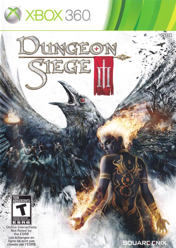 Dungeon Siege III box art for Xbox 360
